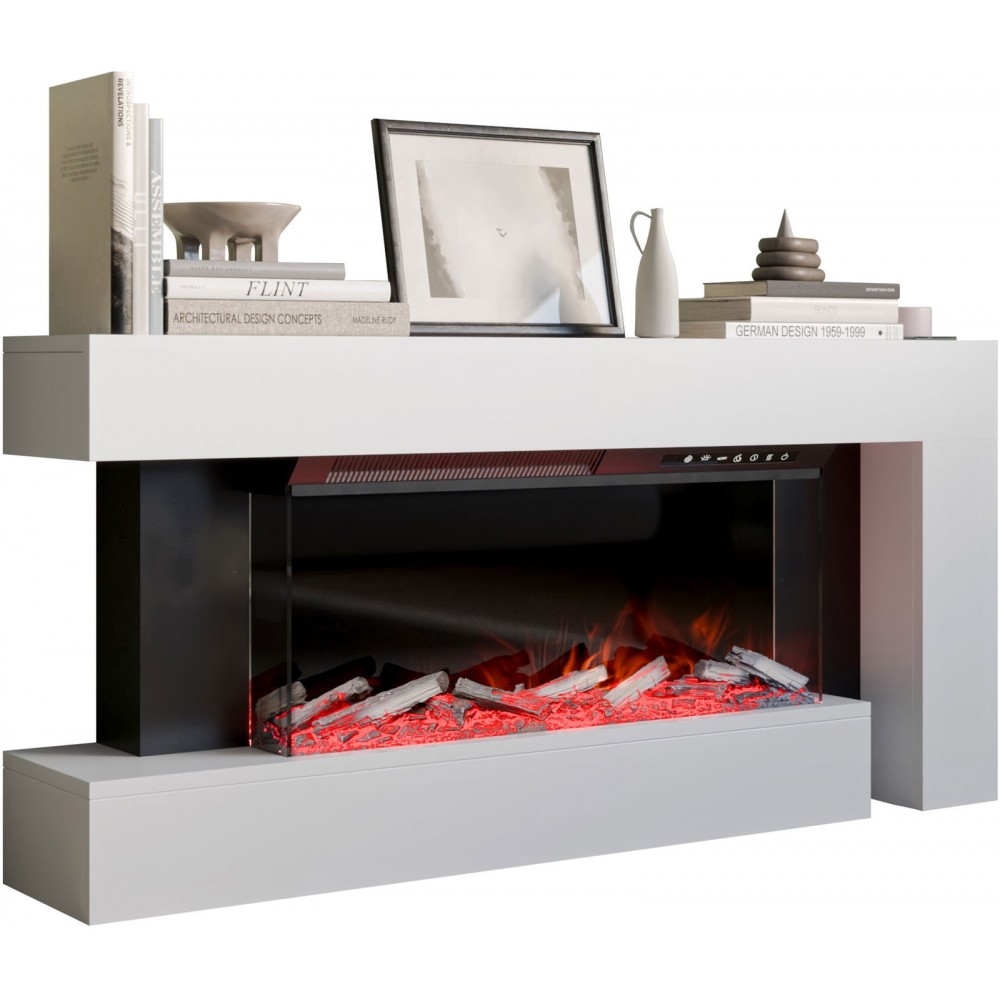 Ηλεκτρικό Τζάκι Haga-Λευκό