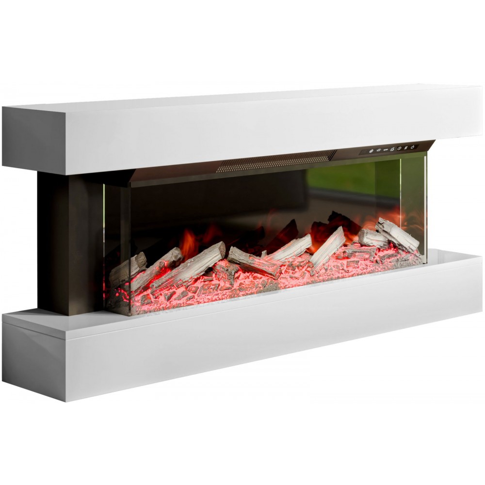 Ηλεκτρικό Τζάκι Kioto-Λευκό