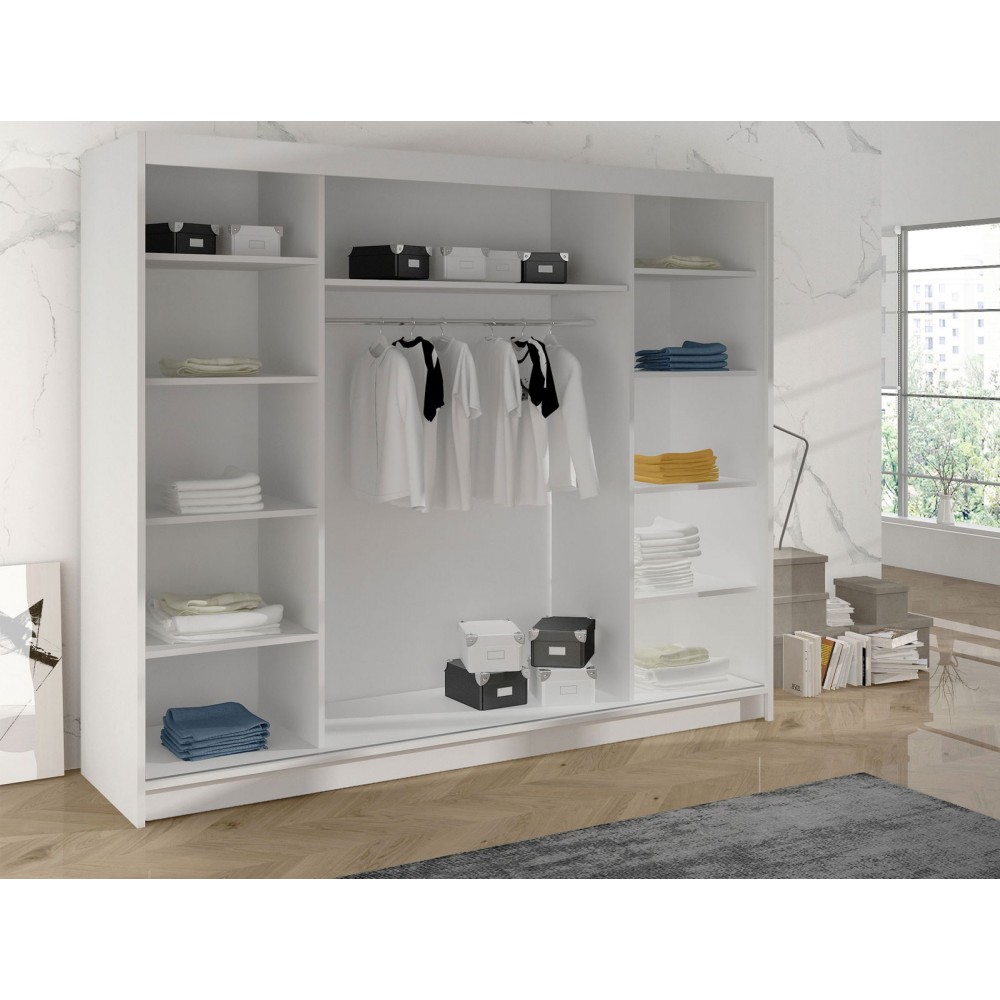 Ντουλάπα Derby VI συρόμενη-Drus-Leuko