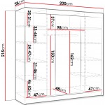 Ντουλάπα Derby VI συρόμενη-Drus-Leuko