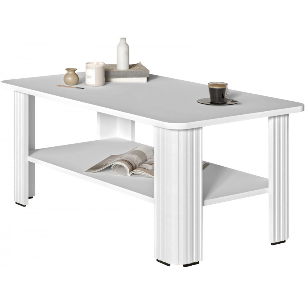 Τραπεζάκι Σαλονιού Rest-Λευκό