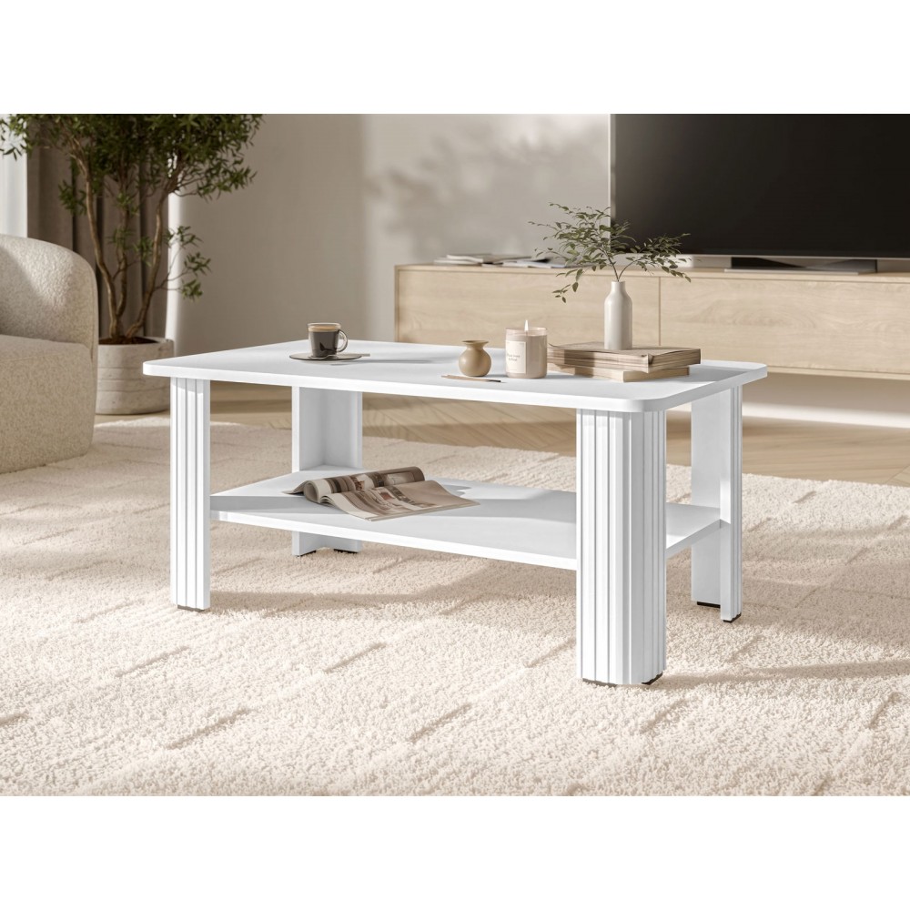 Τραπεζάκι Σαλονιού Rest-Λευκό