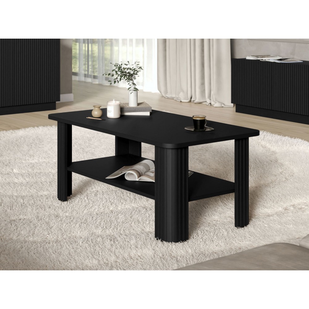 Τραπεζάκι Σαλονιού Rest-Μαύρο