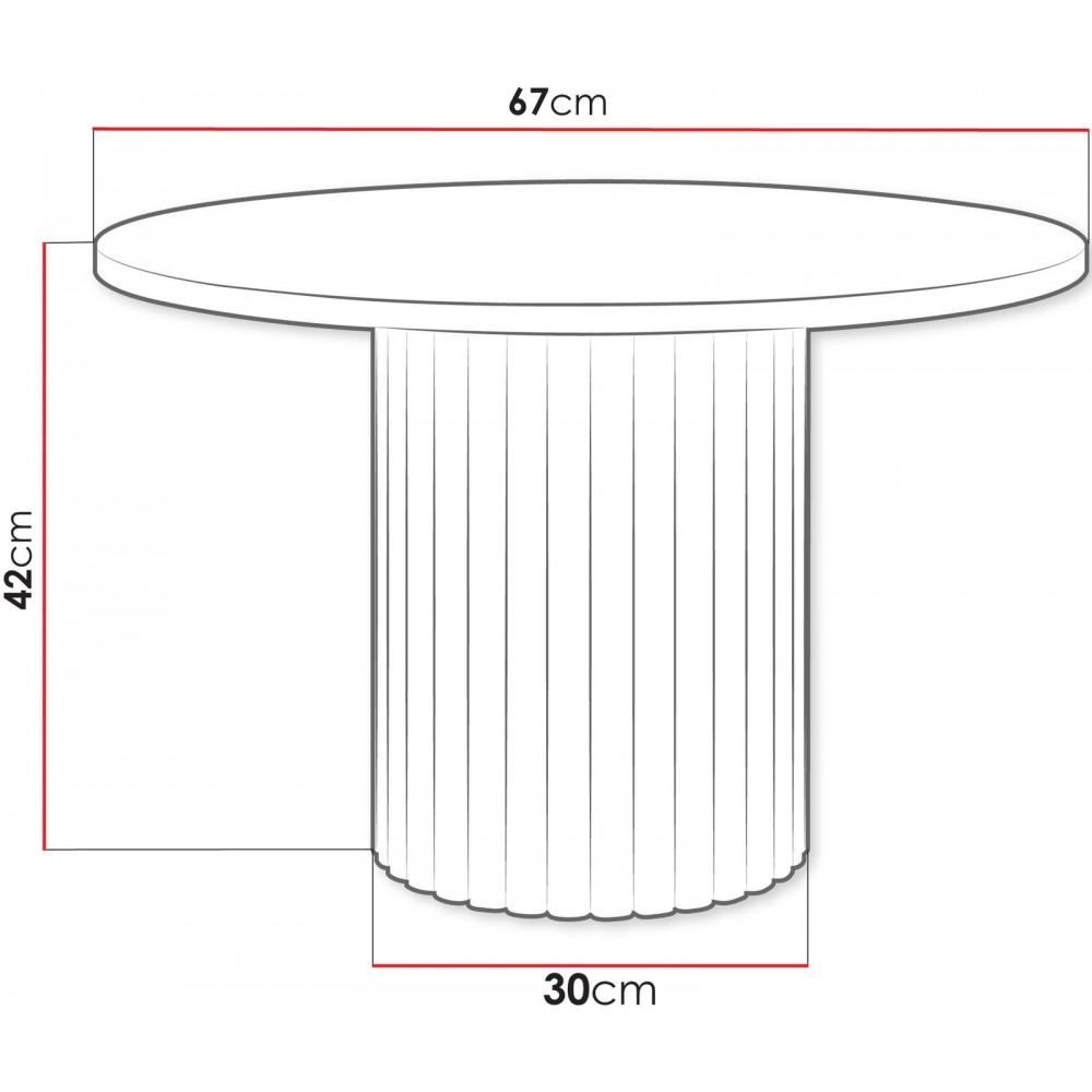 Τραπεζάκι Σαλονιού STK M16-Μαύρο