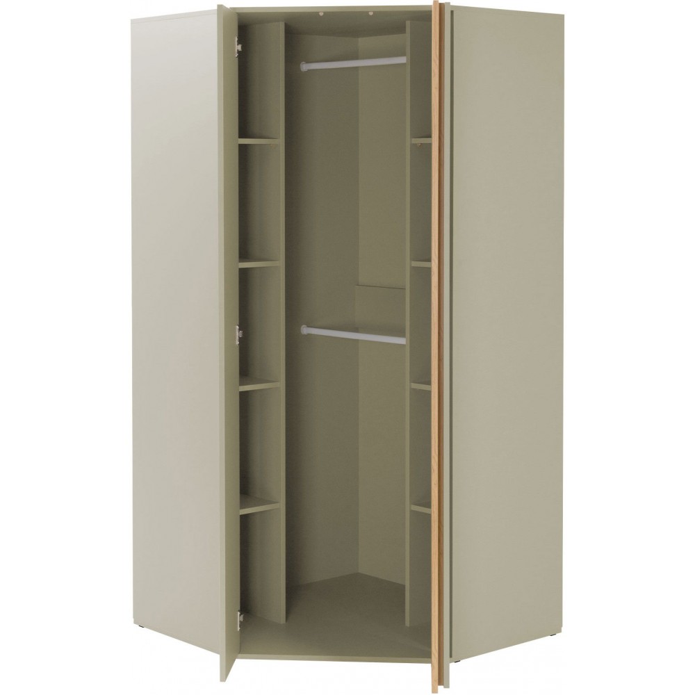 Γωνιακή Ντουλάπα Luca -Cashmere