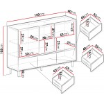 Μπουφές Luca 07-Cashmere