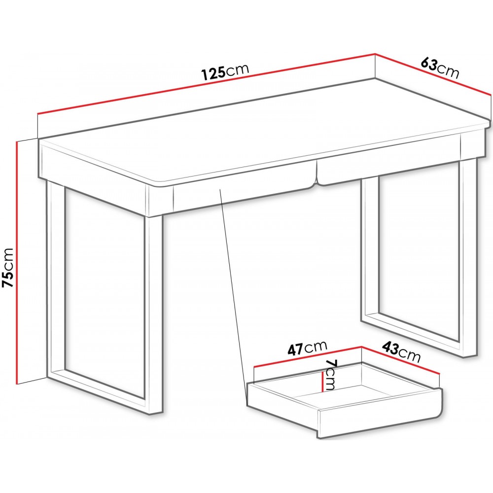 Γραφείο Luca 11-Cashmere