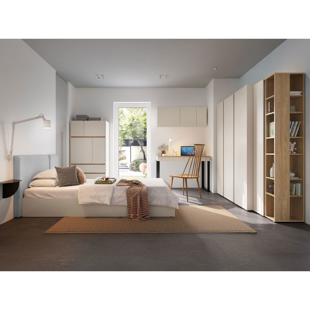 Μπουφές Luca 05 Ψηλός-Cashmere 80x40x165