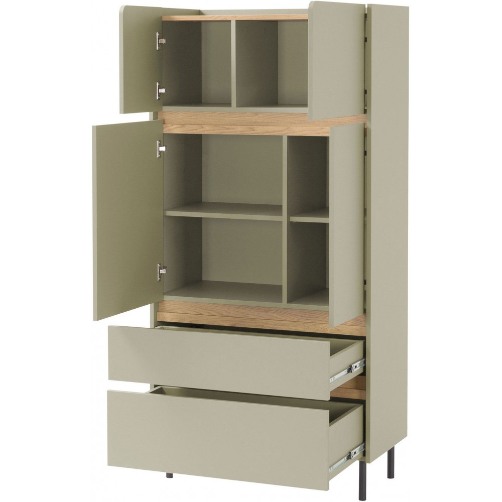 Μπουφές Luca 05 Ψηλός-Cashmere 80x40x165