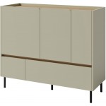 Μπουφές Luca 08-Λαδί 120x40x105