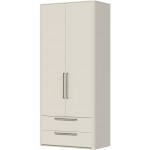 Ντουλάπα Cindel Δίφυλλη-Χωρίς καθρέπτη 100x56x225