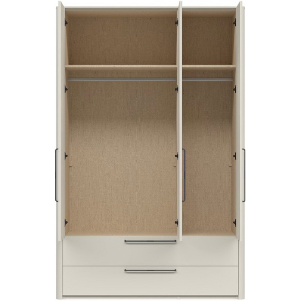 Ντουλάπα Cindel Τρίφυλλη-Με καθρέπτη 146x56x225