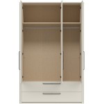 Ντουλάπα Cindel Τρίφυλλη-Με καθρέπτη 146x56x225