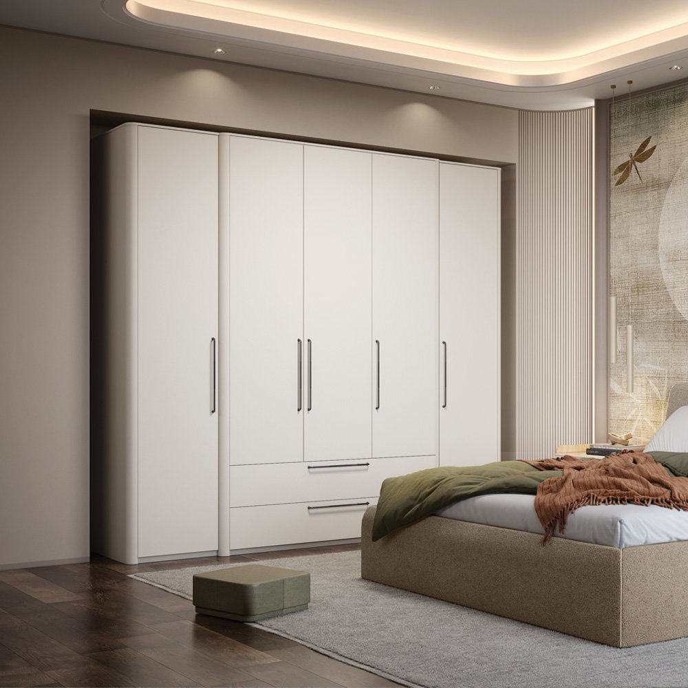 Ντουλάπα Cindel Πεντάφυλλη-Χωρίς καθρέπτη 246x61x225