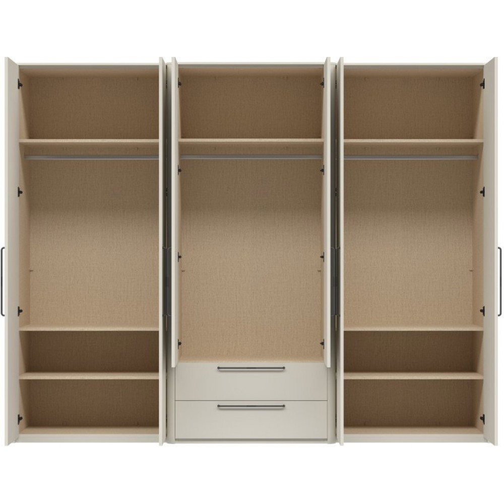 Ντουλάπα Cindel Εξάφυλλη 291x61x225