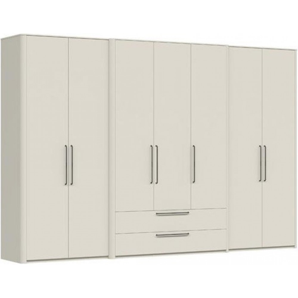 Ντουλάπα Cindel Επτάφυλλη-Χωρίς καθρέπτη 336x61x225