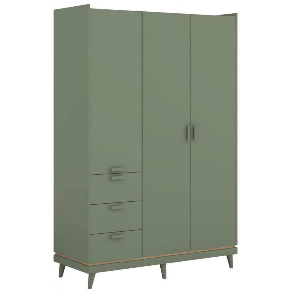 Ντουλάπα Andi Τρίφυλλη-Πράσινο