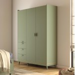 Ντουλάπα Andi Τρίφυλλη-Πράσινο