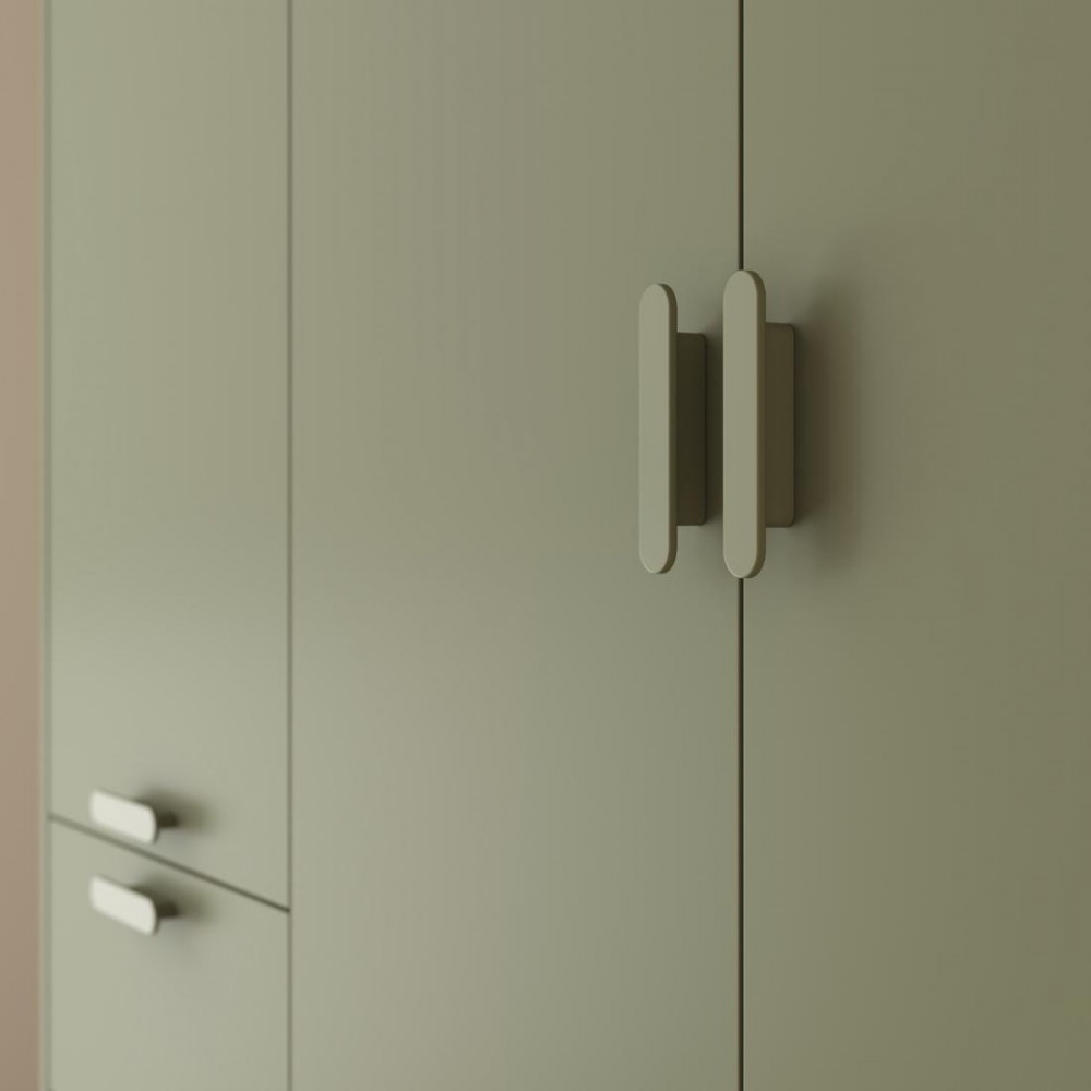 Ντουλάπα Andi Τρίφυλλη-Πράσινο