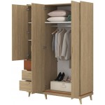 Ντουλάπα Andi Τρίφυλλη-Φυσικό