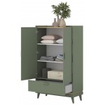 Ντουλάπα Andi Δίφυλλη-Πράσινο