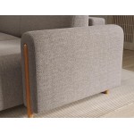 Γωνιακός Καναπές Tacos-Μπεζ-Δεξιά