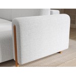 Γωνιακός Καναπές Tacos-Λευκό-Δεξιά 244x154x95