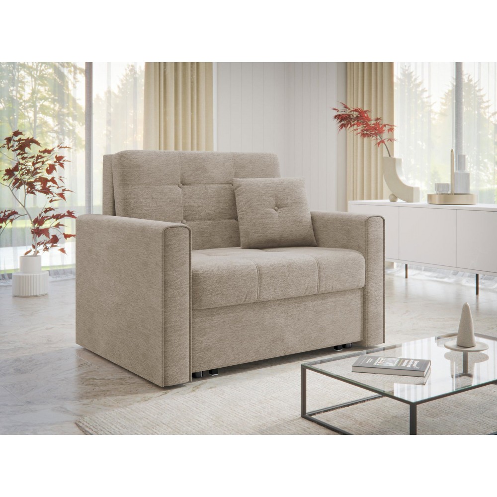 Πολυθρόνα κρεβάτι Viva lux I-Μπεζ 103x98x85