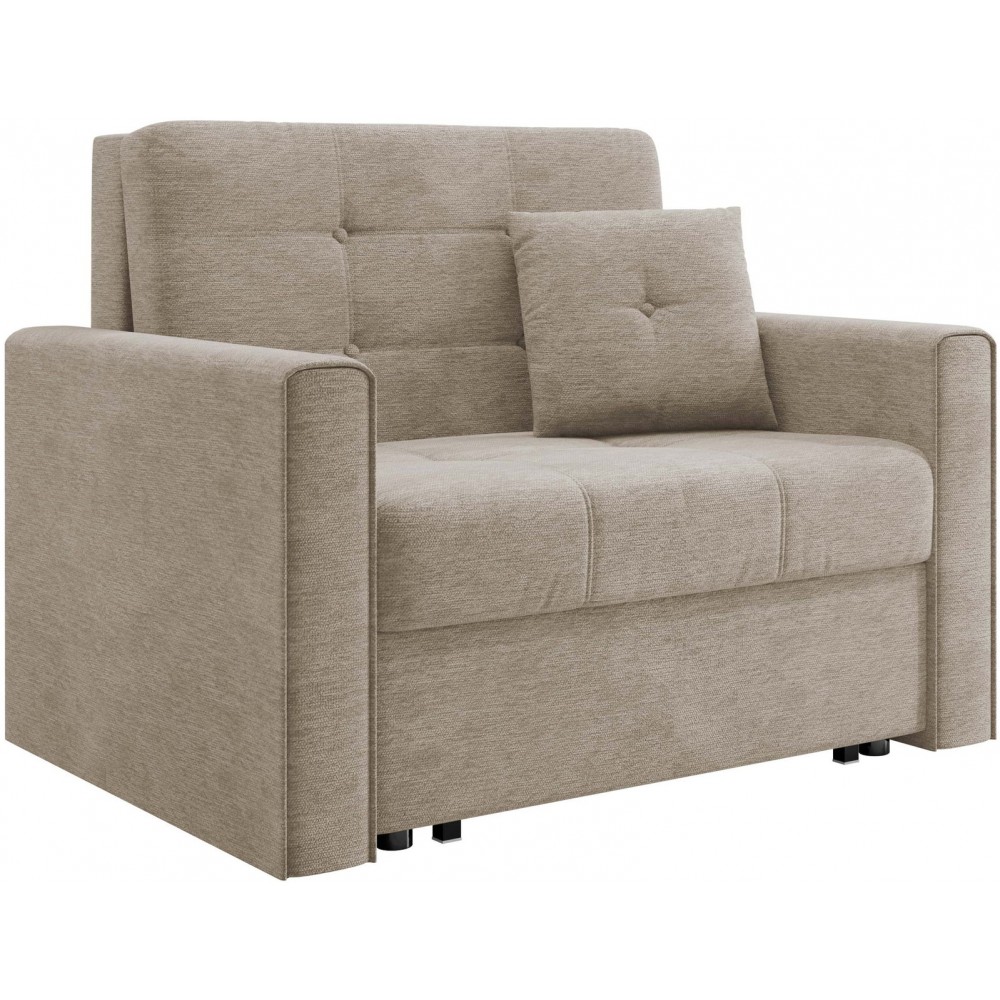 Πολυθρόνα κρεβάτι Viva lux I-Μπεζ 103x98x85