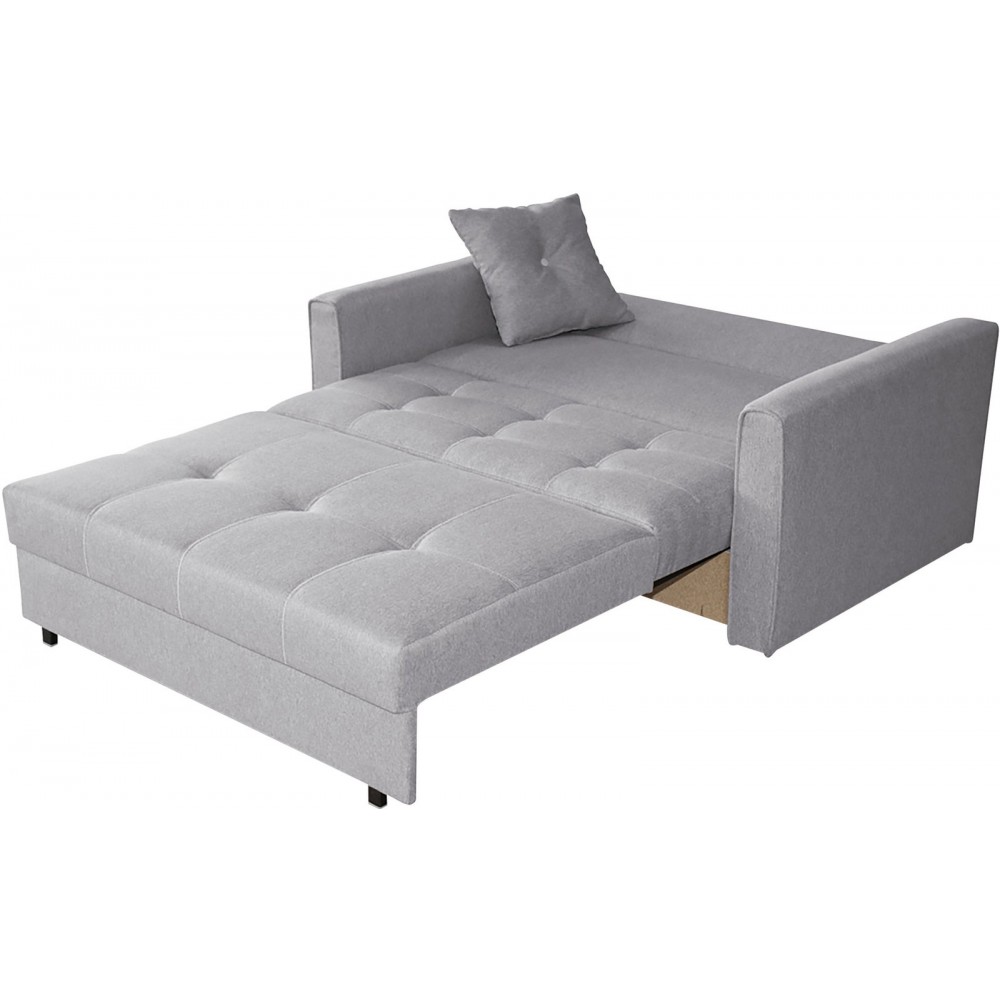 Καναπές - κρεβάτι Viva Lux II-Γκρι Ανοιχτό 133x98x85