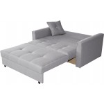 Καναπές - κρεβάτι Viva Lux II-Γκρι Ανοιχτό 133x98x85