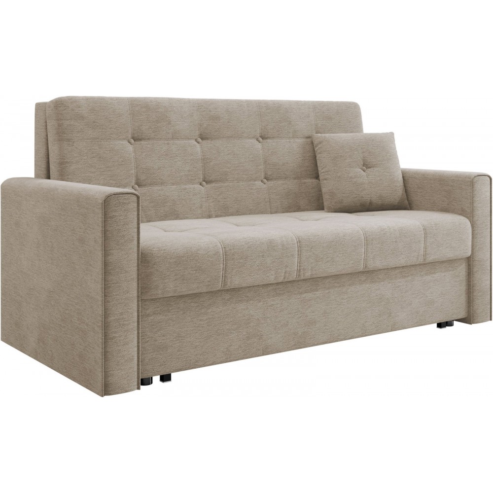 Καναπές - κρεβάτι Viva Lux III διθέσιος -Μπεζ 153x98x85