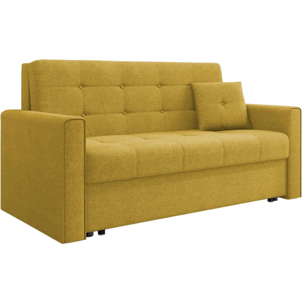 Καναπές - κρεβάτι Viva Lux III διθέσιος -Μουσταρδί 153x98x85