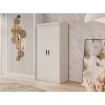 Ντουλάπα δίφυλλη Elena 2D-Cashmere 90x53x191