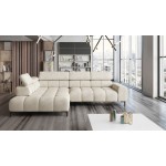 Γωνιακός καναπές Pallase-Αριστερή-cream