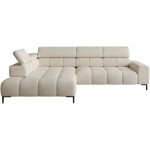 Γωνιακός καναπές Pallase-Αριστερή-cream