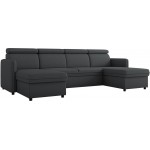 Γωνιακός Καναπές Barcelo U-Ανθρακί