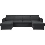 Γωνιακός Καναπές Barcelo U-Ανθρακί