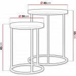 Τραπεζάκια Σαλονιού Ometi-Μπεζ