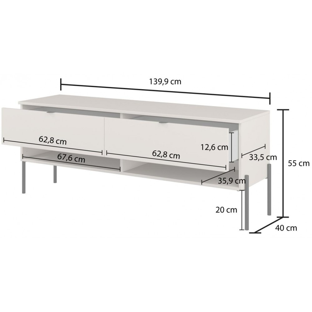 Έπιπλο τηλεόρασης  Erona-Φυσικό