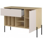 Μπουφές Erona Mini-Φυσικό – Γκρέζ