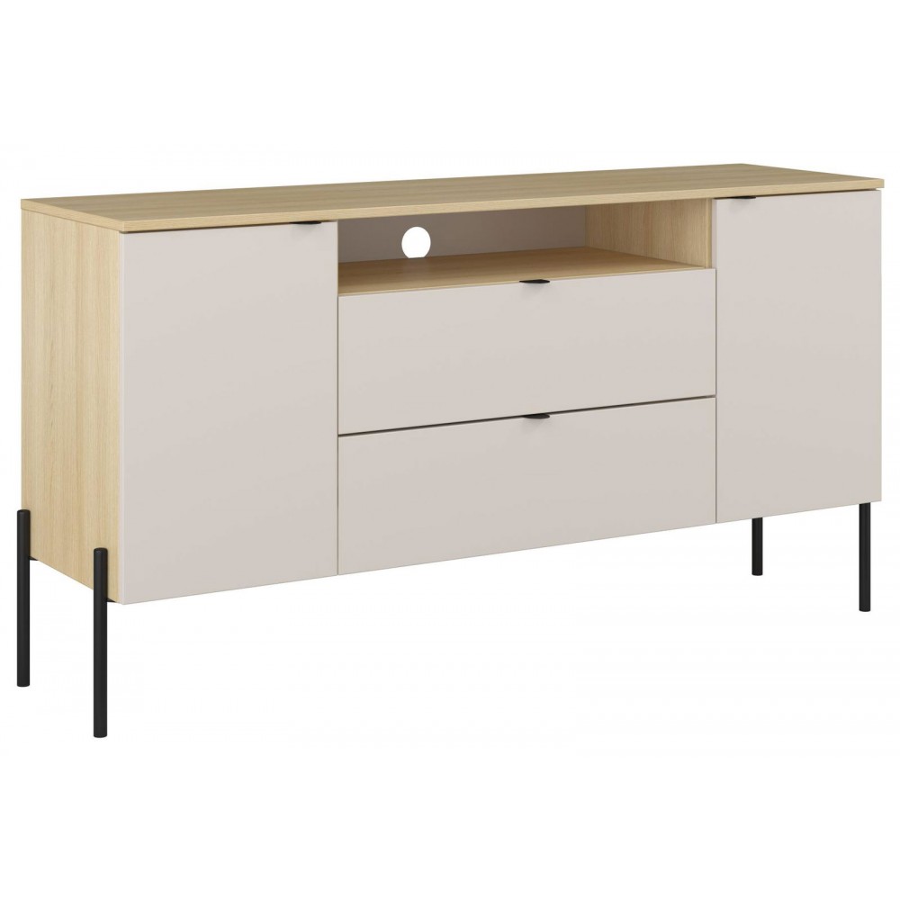 Μπουφές Erona -Φυσικό – Γκρέζ