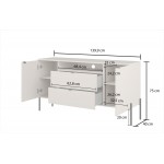 Μπουφές Erona -Γκρεζ