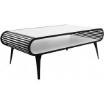 Τραπεζάκι Σαλονιού Aristo-Λευκό - Μαύρο