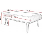 Τραπεζάκι Σαλονιού Aristo-Λευκό - Μαύρο