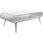 Τραπεζάκι Σαλονιού Aristo-Λευκό - Cashmere 120x60x44