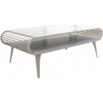 Τραπεζάκι Σαλονιού Aristo-Λευκό Μάρμαρο - Cashmere 120x60x44