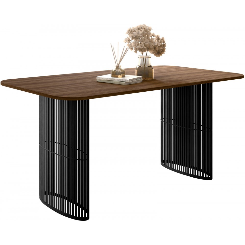 Τραπέζι Arcadia Επεκτεινόμενο-Βέγγε - Μαύρο 160x90x76