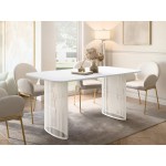Τραπέζι Arcadia Επεκτεινόμενο-Λευκό - Cashmere 160x90x76