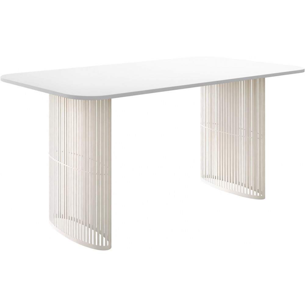 Τραπέζι Arcadia Επεκτεινόμενο-Λευκό - Cashmere 160x90x76